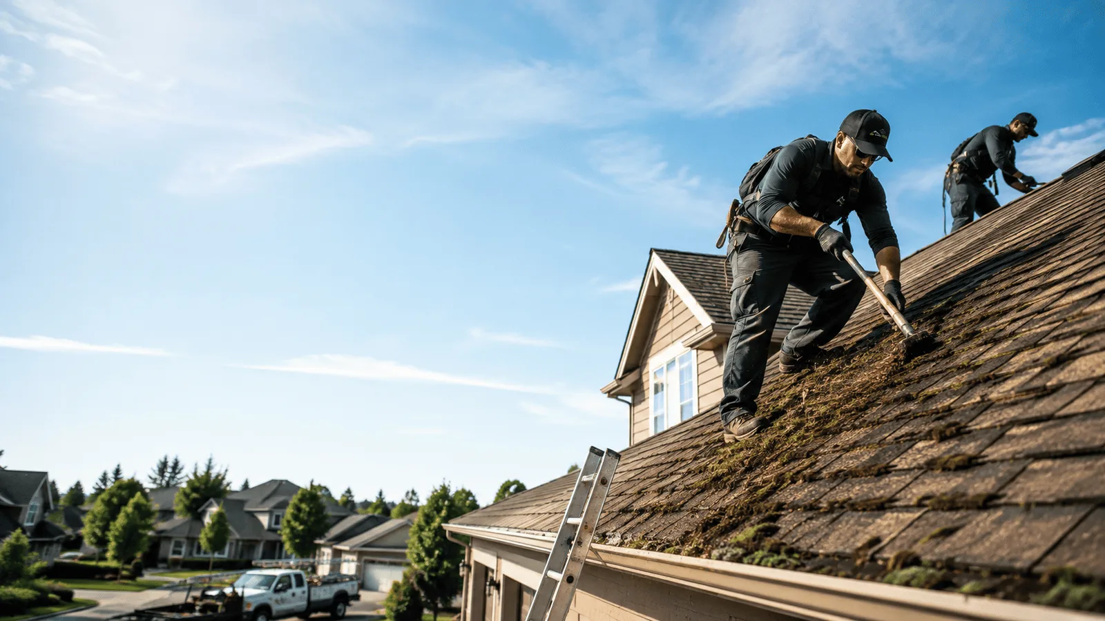 Roof Moss Removal in Summitville, IN near me